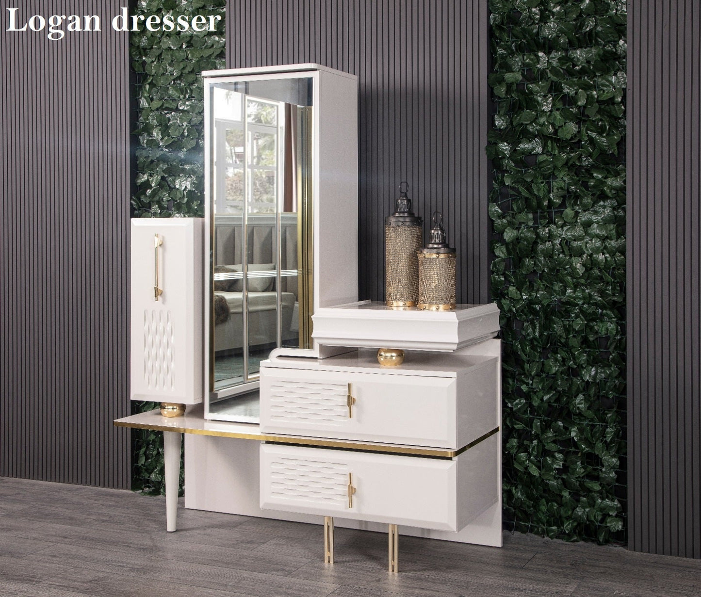 Logan Dresser & Mirror(Pick-up Only)