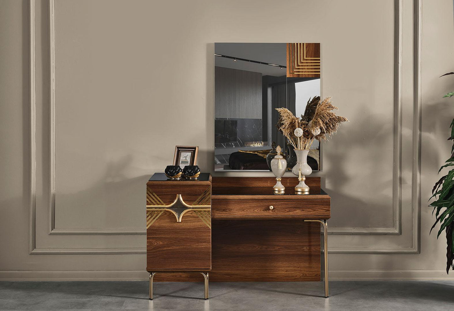 DELUX Dresser & Mirror(Pick-up Only)