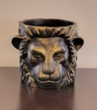 Lion Head Vase Decor