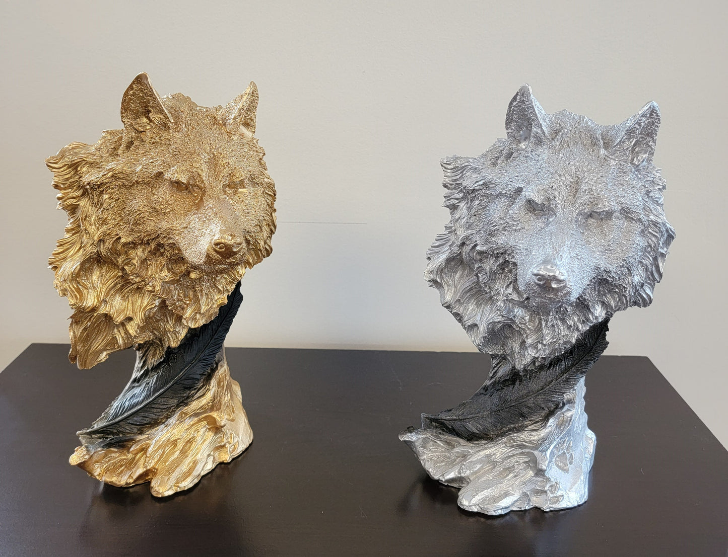 Metallic Wolf Visage