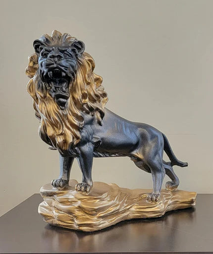 Lion Statues for Tabletop Decor