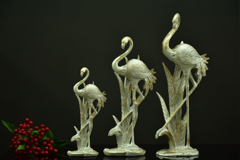 Aurelian Flamingo Sculpture Set