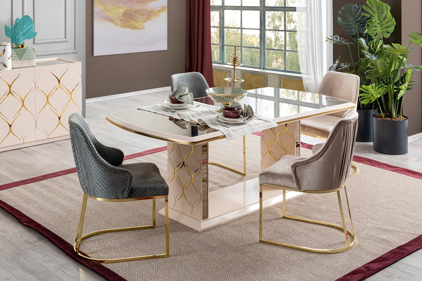 Alfa Dining Table(Pick-up Only)