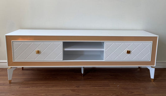 TV Unit Two Doors Diamond Pattern-AYTV-07