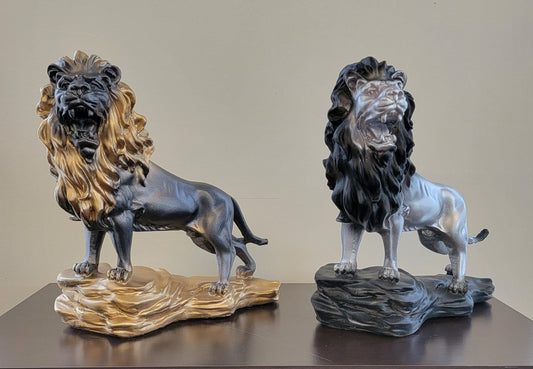 Lion Statues for Tabletop Decor