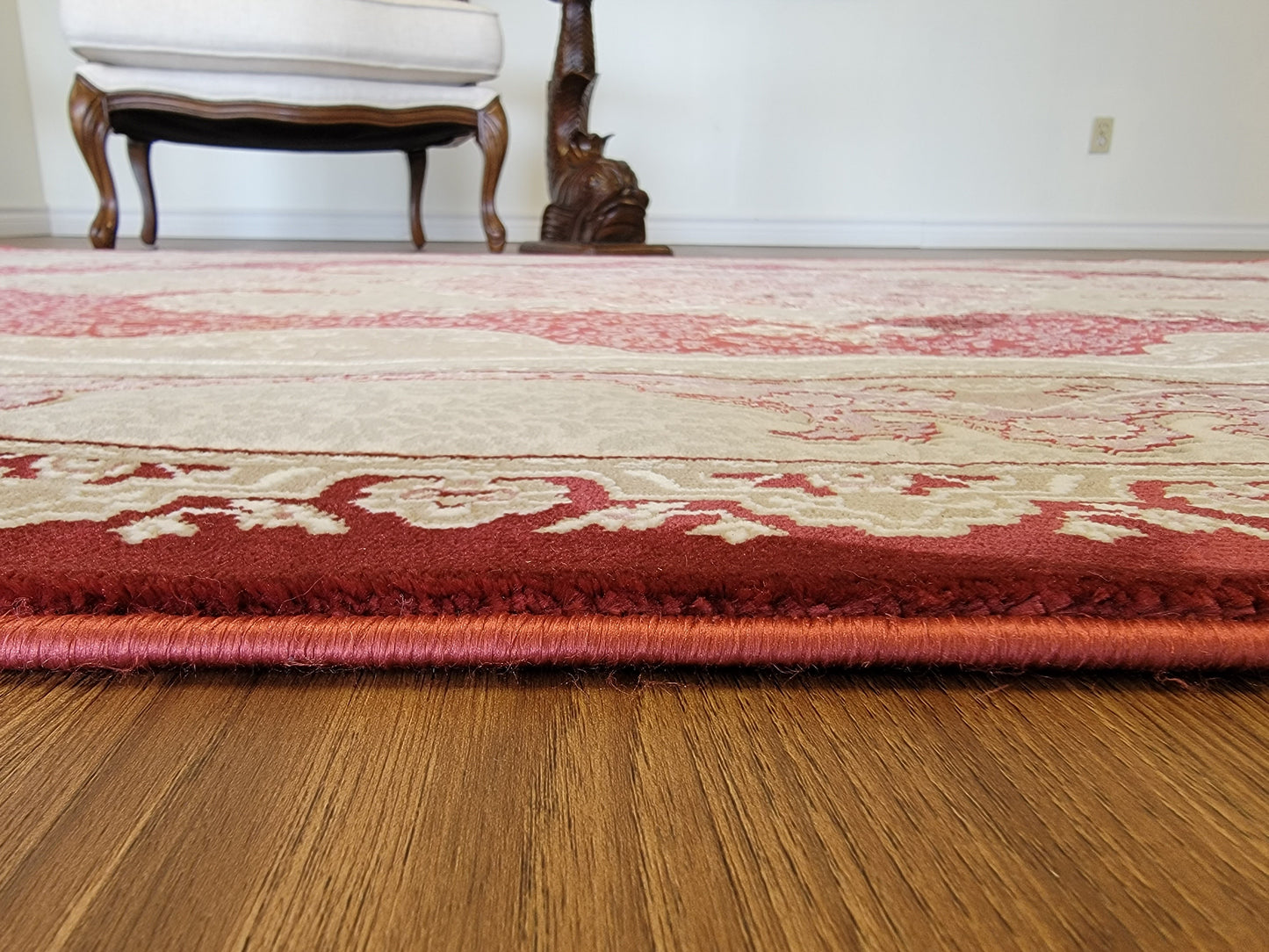 Avangard Oriental Area Rug. Beige, Brown, and Red