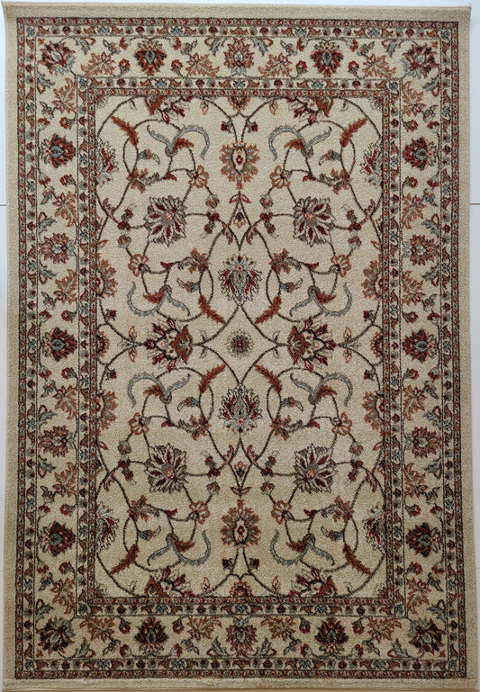 Chester Oriental Area Rug. Beige, Brown, and Orange