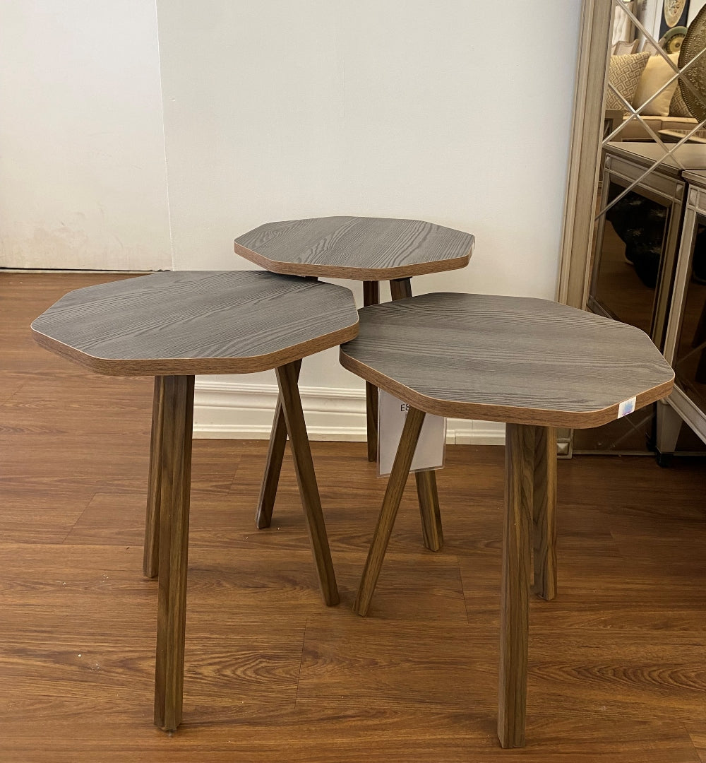 Octagonal-Tables-Set of Three-E8-16