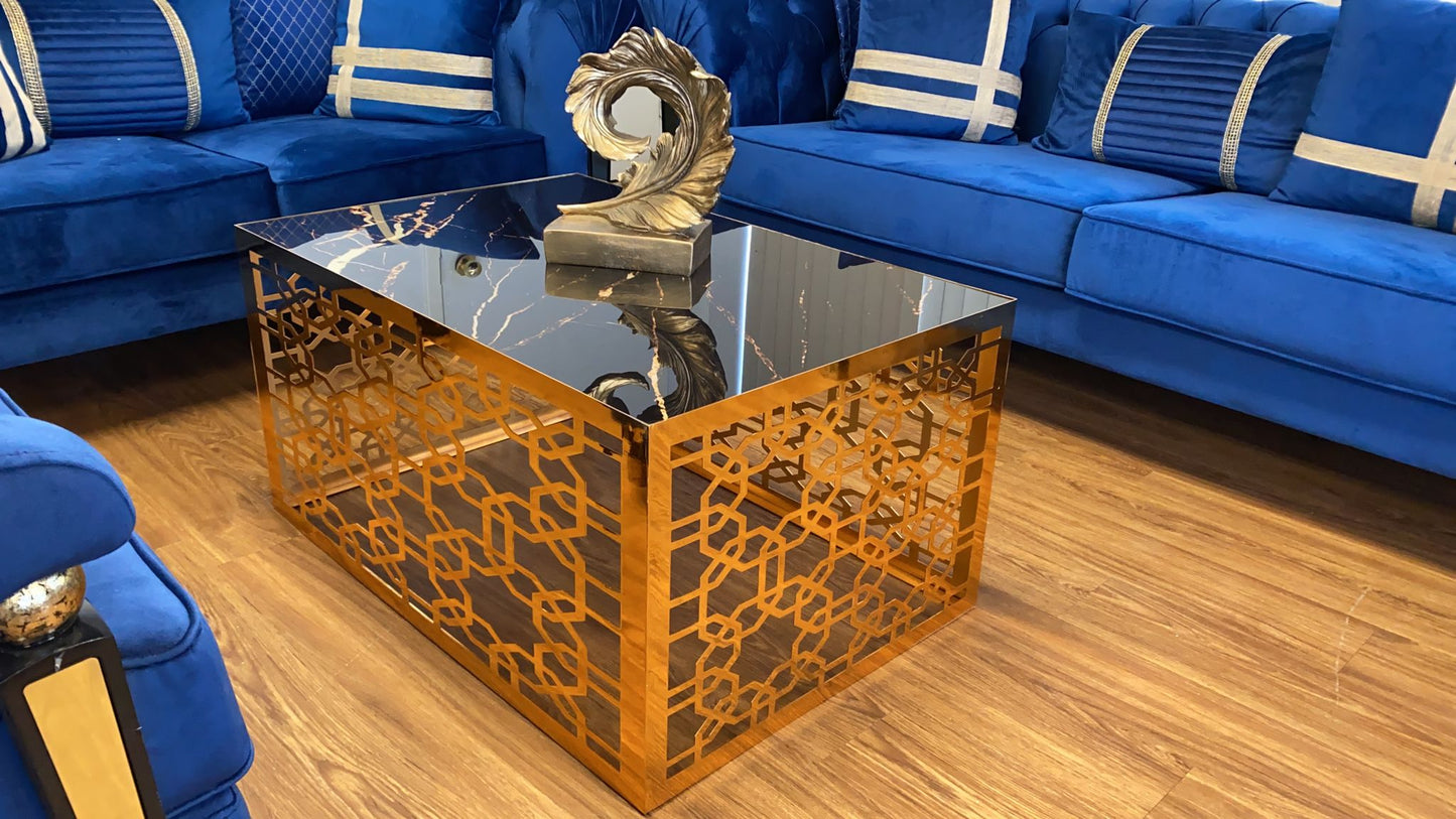 Saljok Gold Coffee Table(Pick-up Only)